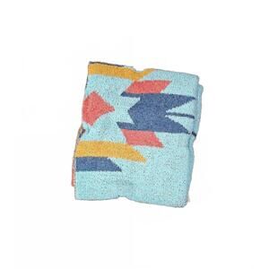 NEW CACTUS BABES prescott plush blanket in blue